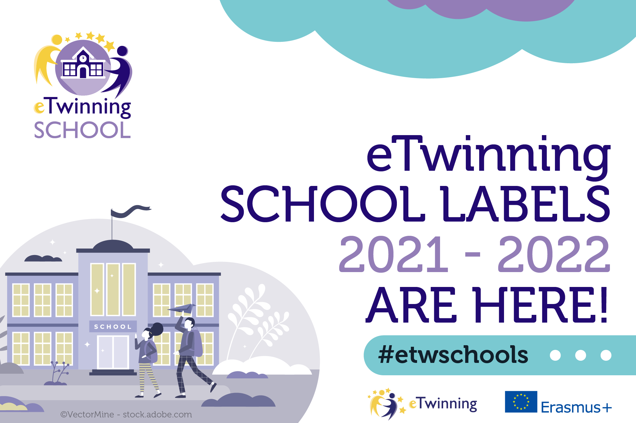 12 schools have been awarded the International eTwinning School Award.